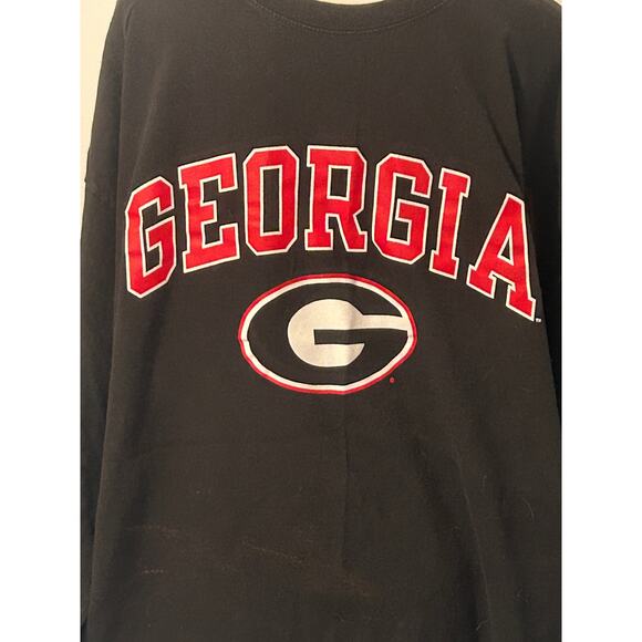 Champion Georgia Bulldogs Black Long Sleeve T Shirt Mens 2XL Graphic Tee - Picture 3 of 4